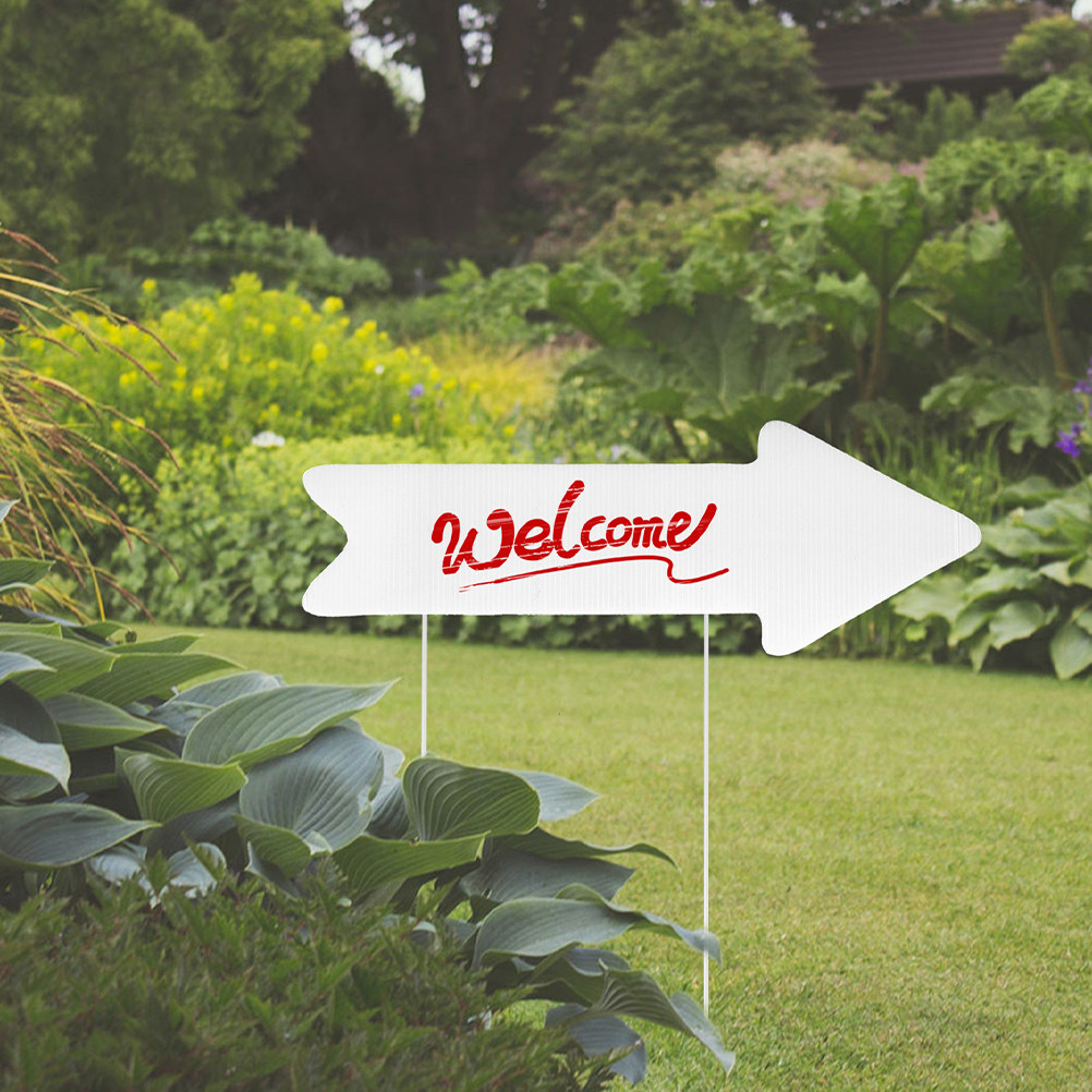 Yard Sign Blank - 2Pcs Blank Yard Sign Corrugated Plastic
