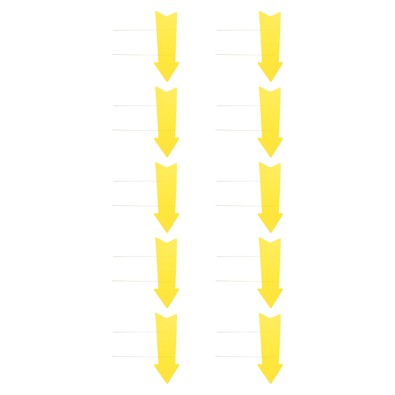 10Pcs Blank Arrow Yard Signs S - Yard Sign Blank recension och pris