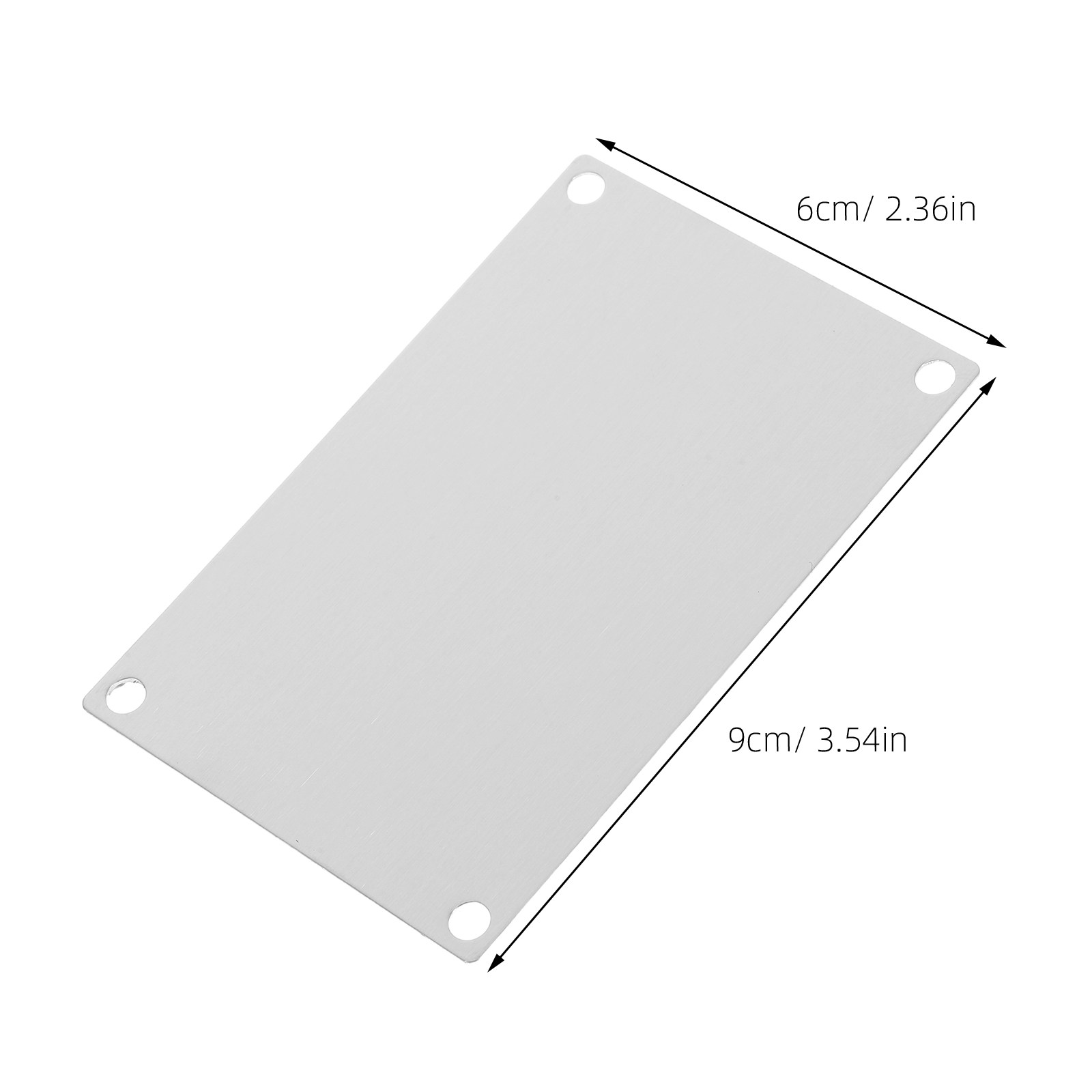 5Pcs Stainless Steel Outdoor B - Yard Sign Blank recension och pris