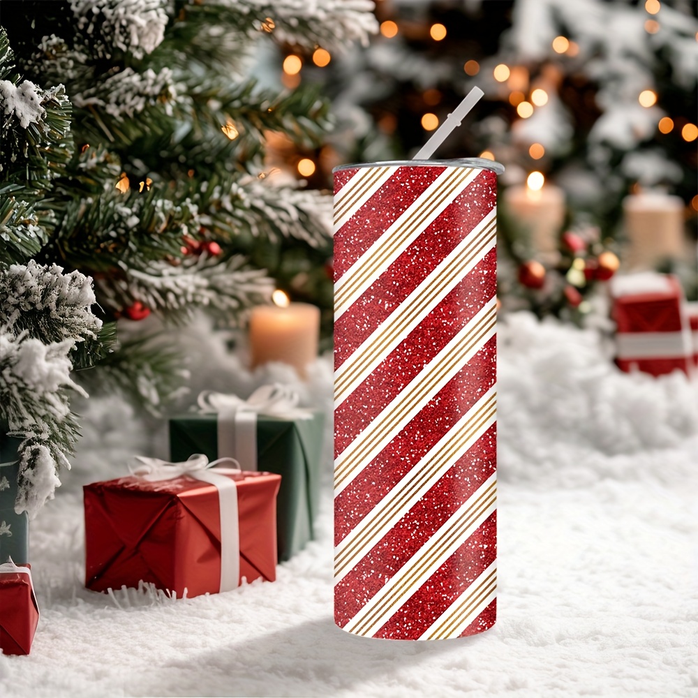 1pc 20oz Christmas Red and Whi - Tumbler 20Oz White recension och pris