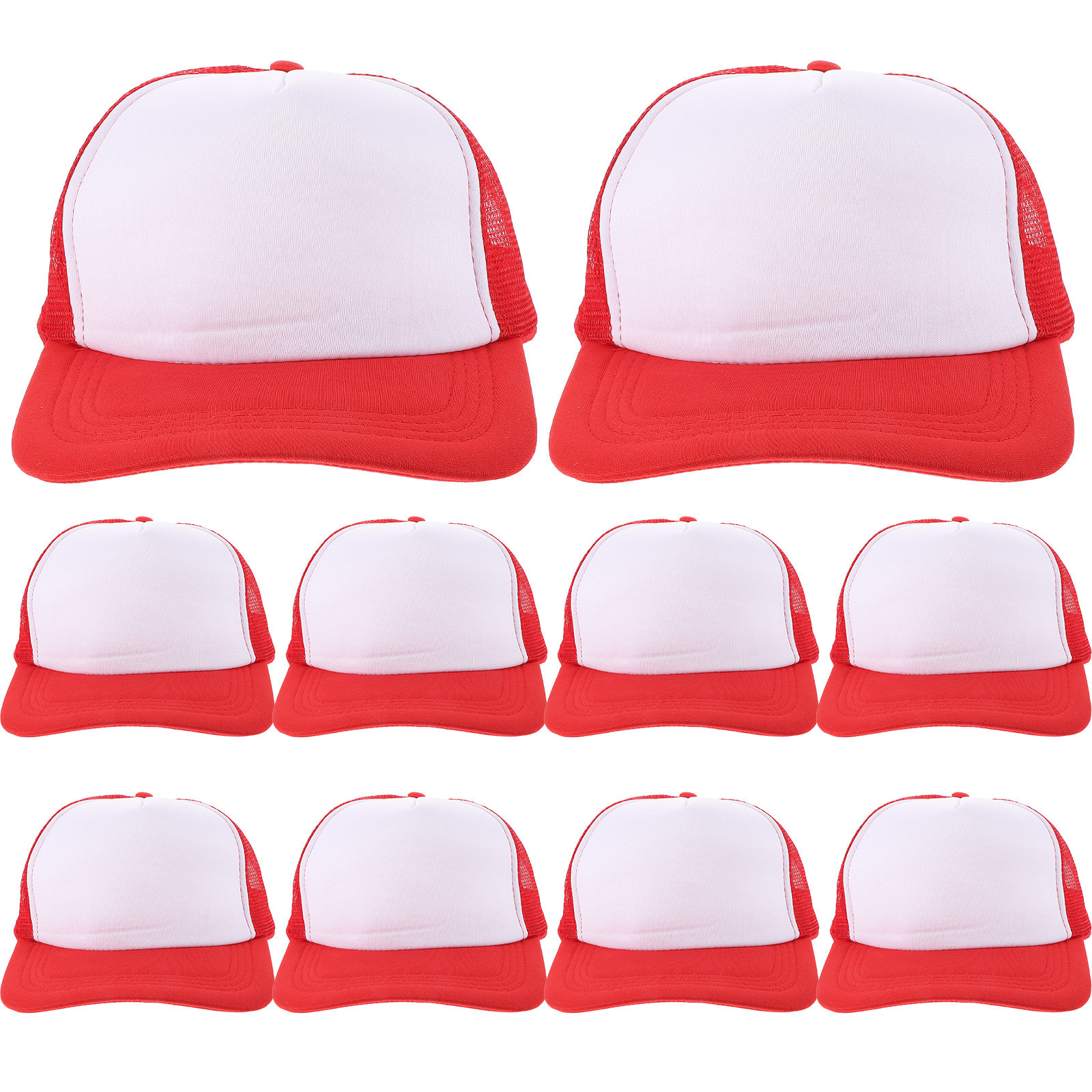 10Pcs Blank Baseball Caps Mesh - Hat Sublimation Blank recension och pris