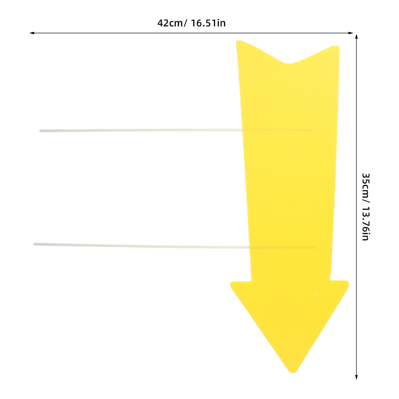 10pcs Arrow Yard Signs With St - Yard Sign Blank recension och pris