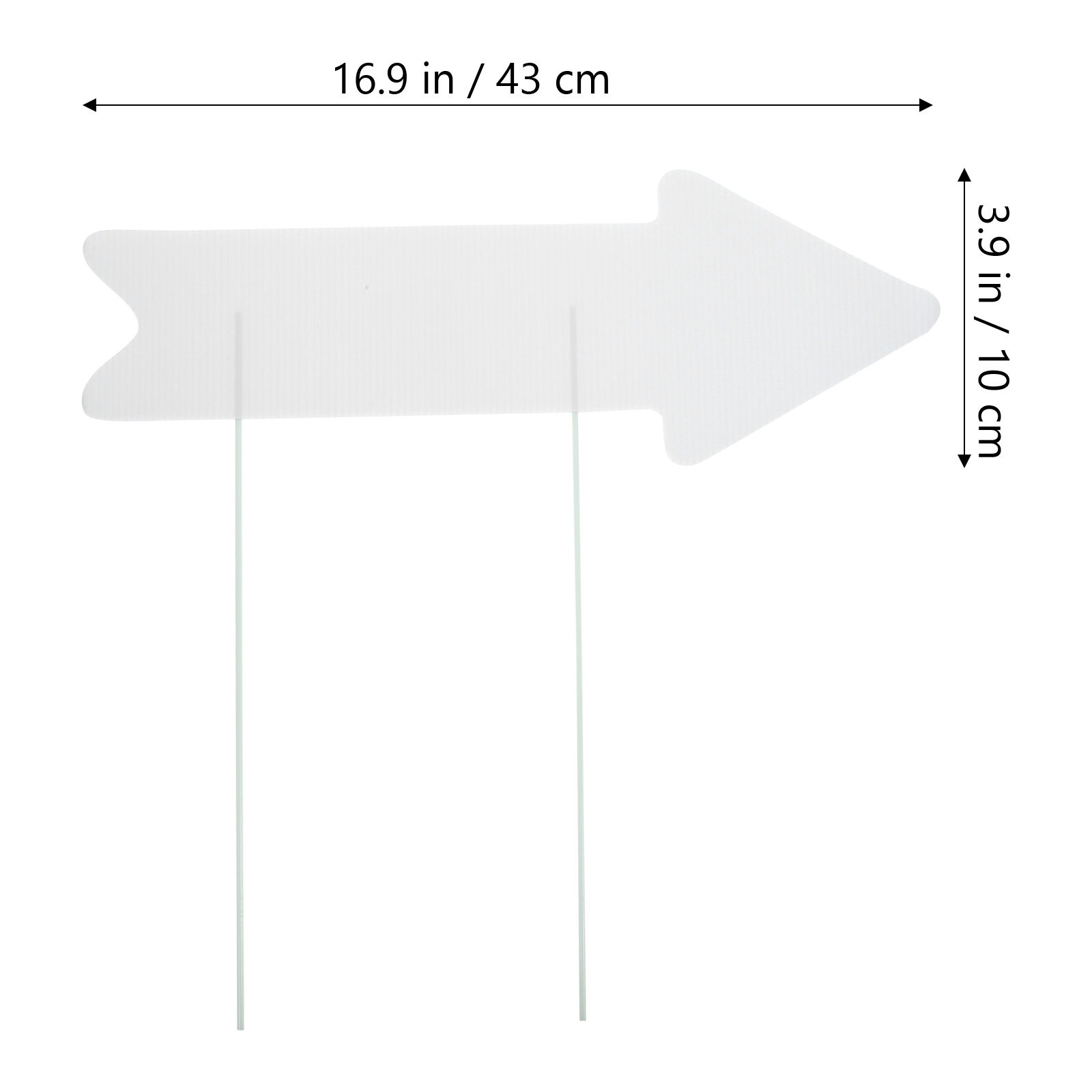 5Pcs Blank Yard Signs with Sta - Yard Sign Blank recension och pris