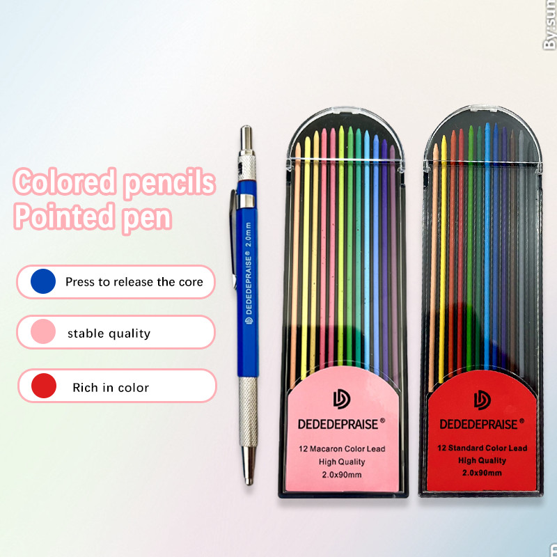 12/24 Colored Leads 2.0mm Mech - Staedtler Pencil Lumocolor recension och pris
