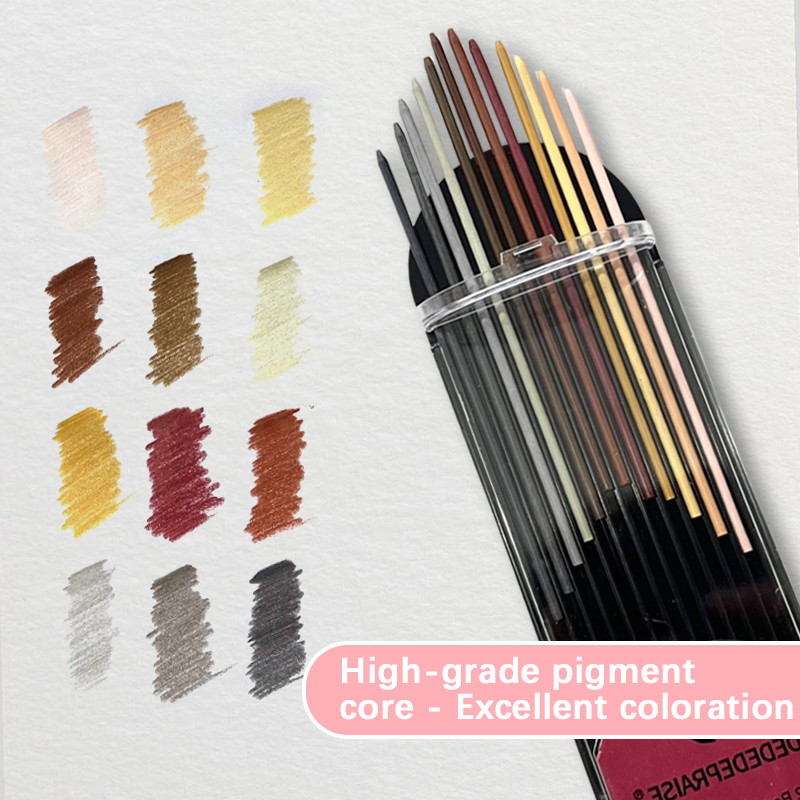 12/24 Colored Leads 2.0mm Mech - Staedtler Pencil Lumocolor recension och pris