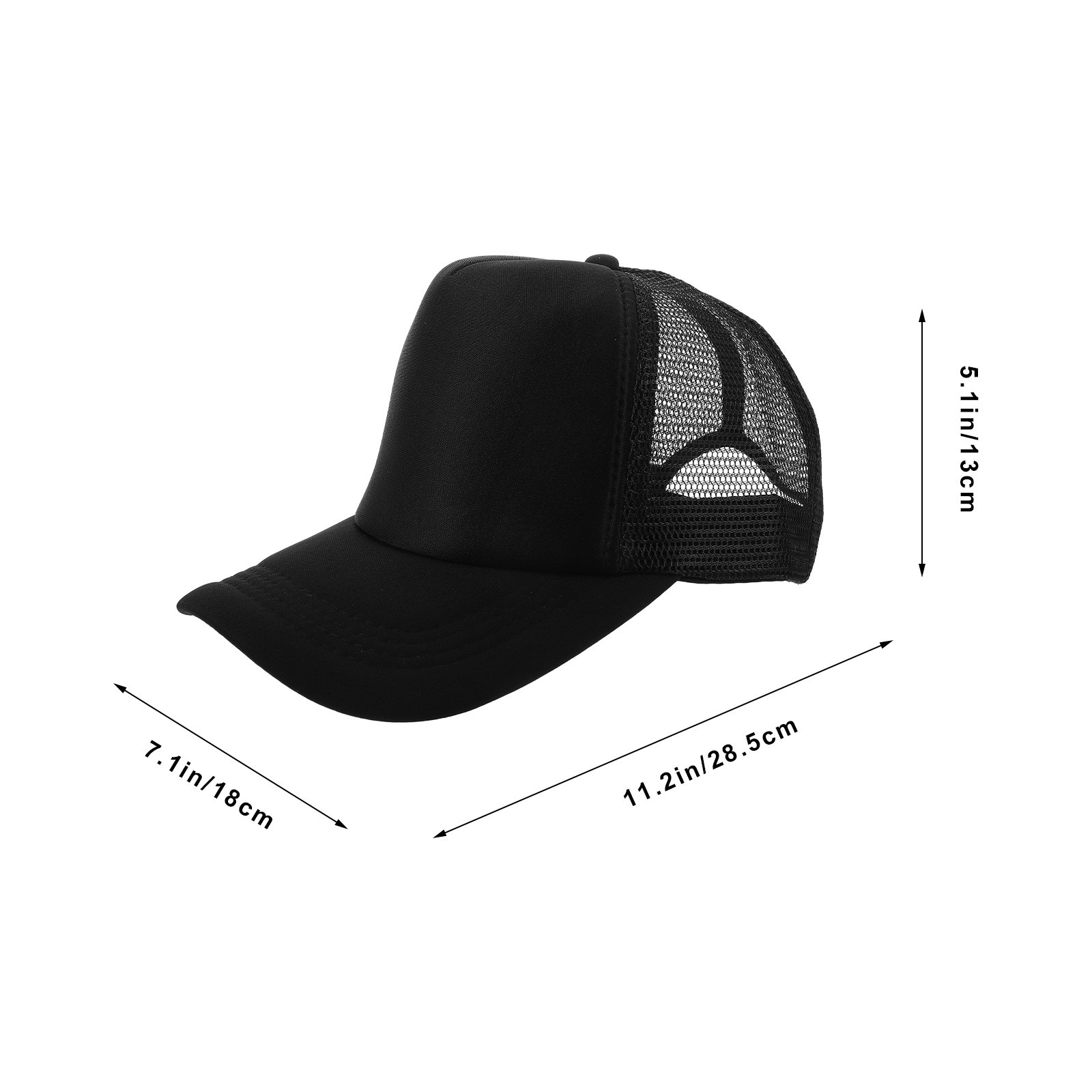 5Pcs Mesh Baseball Cap For Run - Hat Sublimation Blank recension och pris