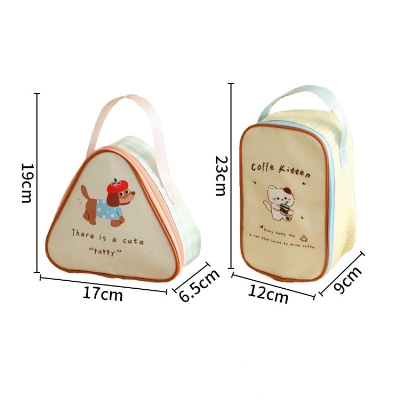 1Pc Cute Cartoon Thermal Lunch - Tote Bag Sublimation recension och pris