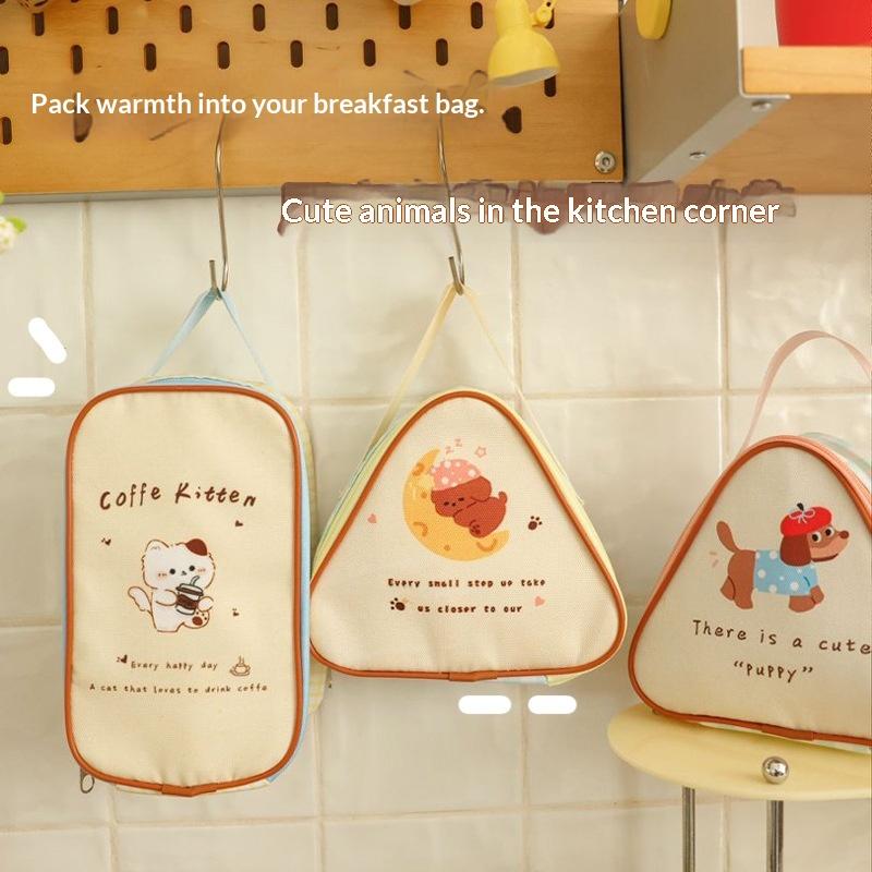 1Pc Cute Cartoon Thermal Lunch - Tote Bag Sublimation recension och pris