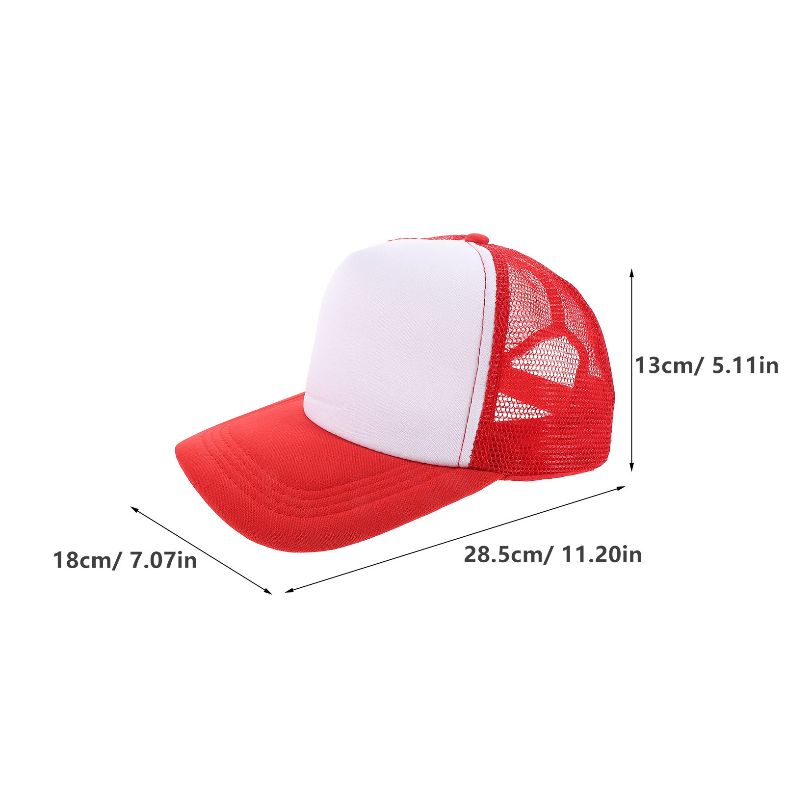 10Pcs Blank Mesh Baseball Caps - Hat Sublimation Blank recension och pris