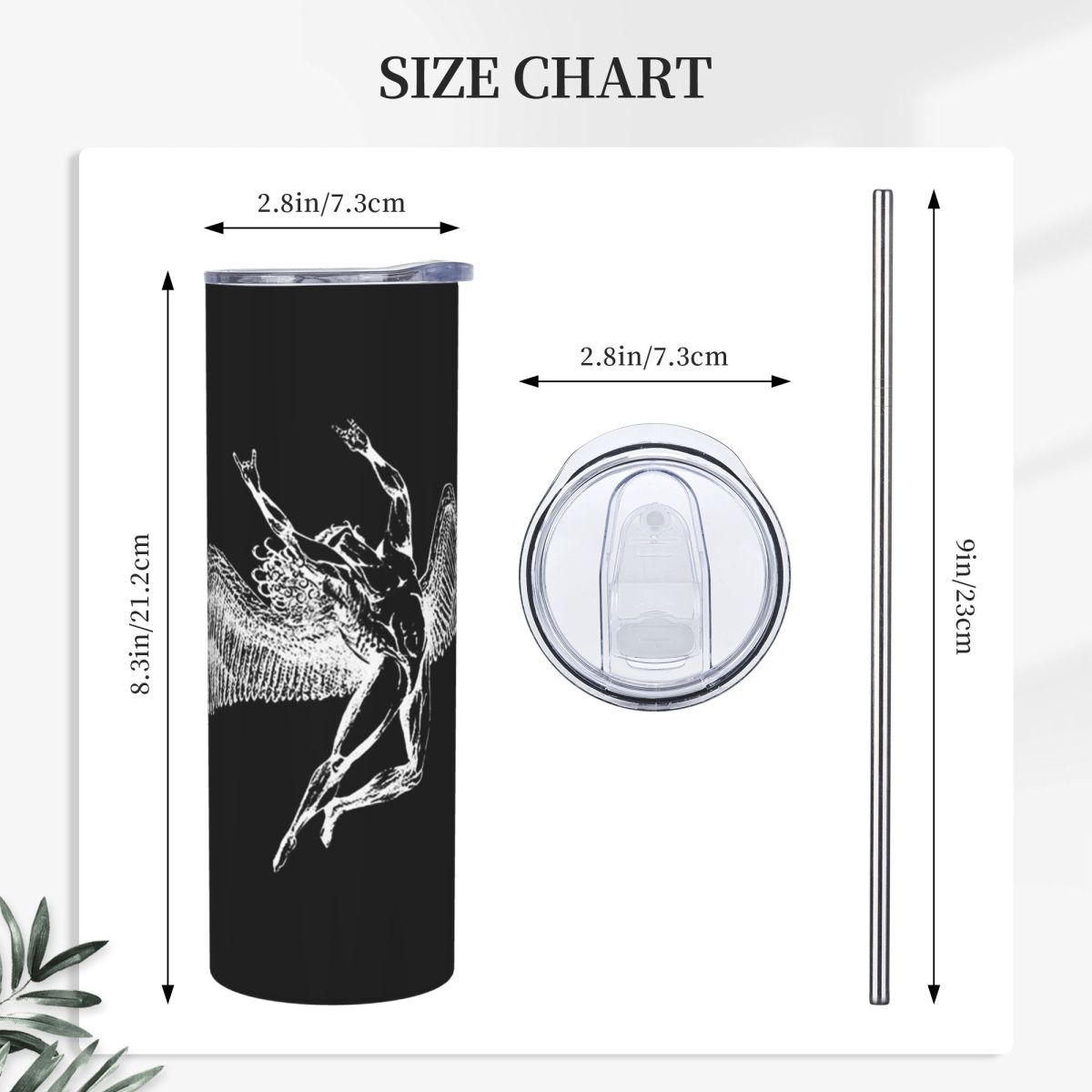 Icarus Throws The Horns - Whit - Tumbler 20Oz White recension och pris